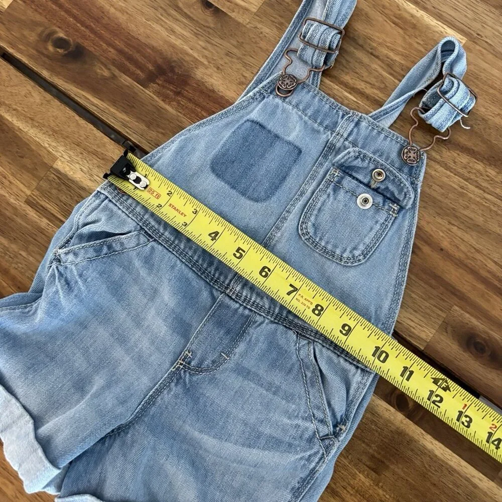 OshKosh B'gosh‎ Short Overalls Shortall Toddler Size 3 Denim Classic